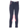 Hy Belton Jr Jodphurs Navy/Salmon - Image 4
