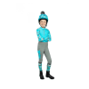 Hy Equestrian Dynaforce Base Layer Pacific/Grey