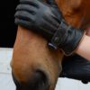 Thinsulate Leather Riding Gloves - Image 2