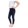 Hy Equestrian Blizzard Tights Junior Navy - Image 3