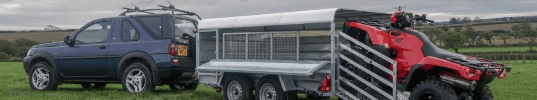 CLH Livestock Canopy Trailer- Unbraked Head Image