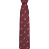 Hoggs of Fife Silk Tie Wine - Image 2