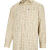 Hoggs of Fife Fleece Lined Shirt Birch (Tan/Olive) - Image 3
