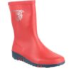 Mini Dunlop Wellington Boots Junior - Red - Image 9