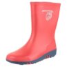 Mini Dunlop Wellington Boots Junior - Red - Image 2