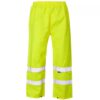 Hi-Vis Waterproof Yellow Trouser - Image 2