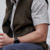 Hoggs of Fife Woodhall Fleece Gilet Green - Image 2