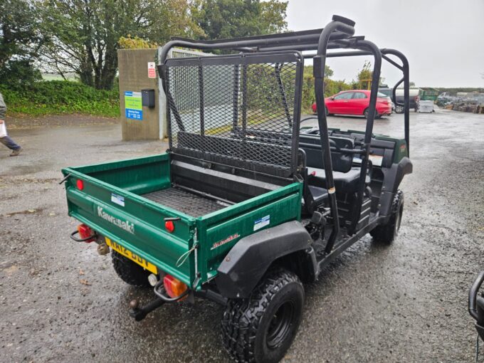 Kawasaki Mule 4010 Trans 4X4 rear side shot