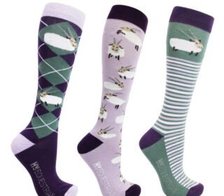 Hy Equestrian Gallant Goat Socks (Pack of 3)