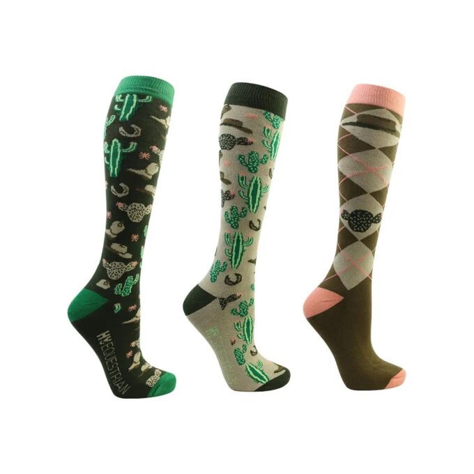 Hy Equestrian Wild Wild West Socks (Pack of 3)