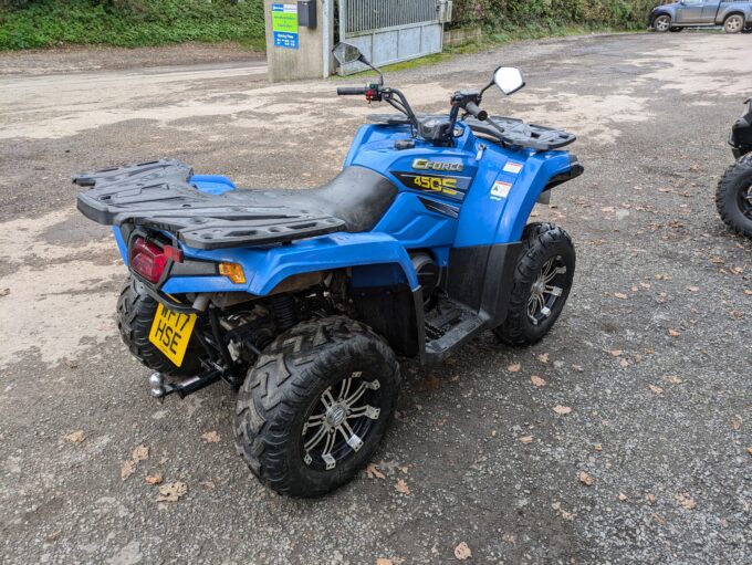 CFMOTO CFORCE 450s blue quad bike