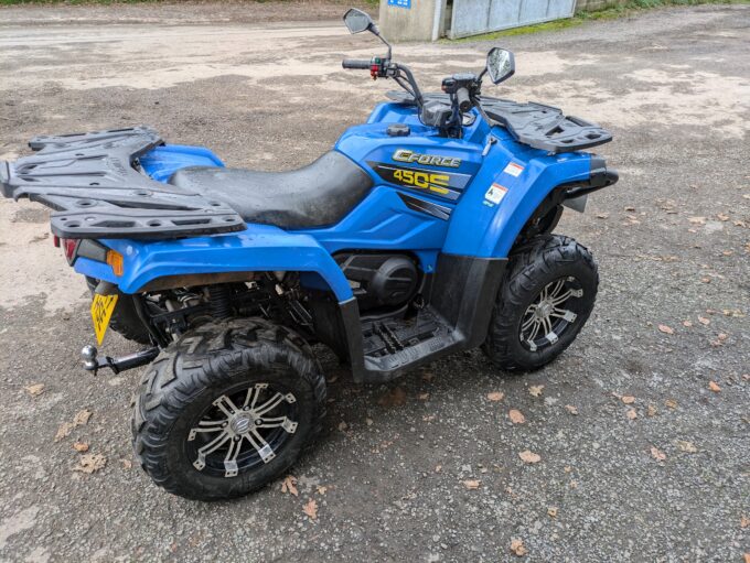 CFMOTO CFORCE 450s blue quad bike