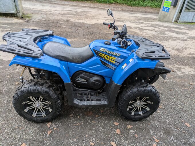 CFMOTO CFORCE 450s blue quad bike