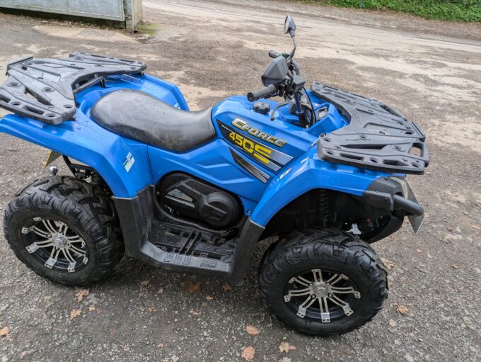 CFMOTO CFORCE 450s blue quad bike