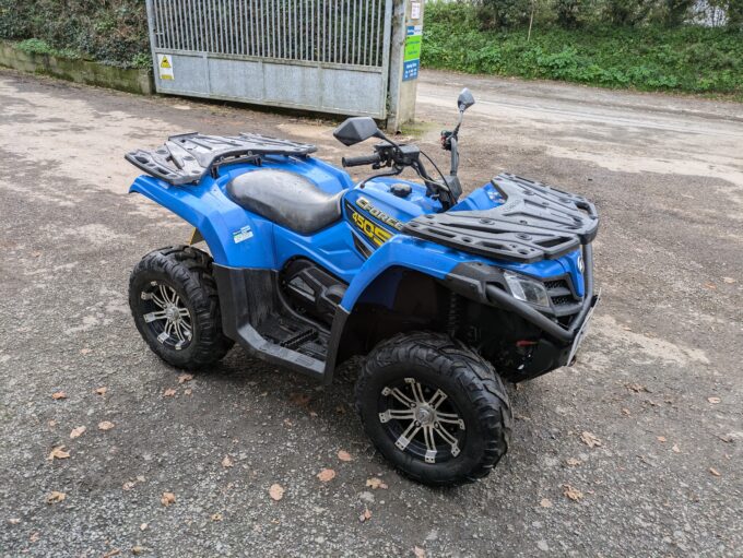 CFMOTO CFORCE 450s blue quad bike