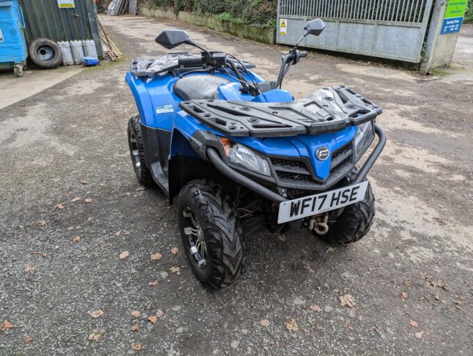 CFMOTO CFORCE 450s blue quad bike