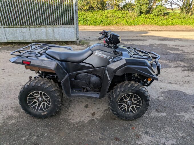 Suzuki KingQuad 500 AXI 20 plate quad bike