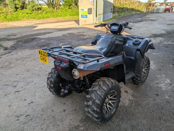 Suzuki KingQuad 500 AXI 20 plate quad bike