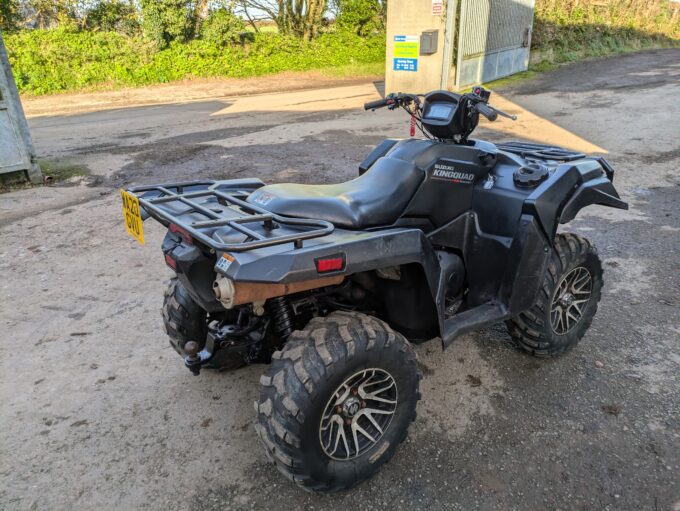 Suzuki KingQuad 500 AXI 20 plate quad bike