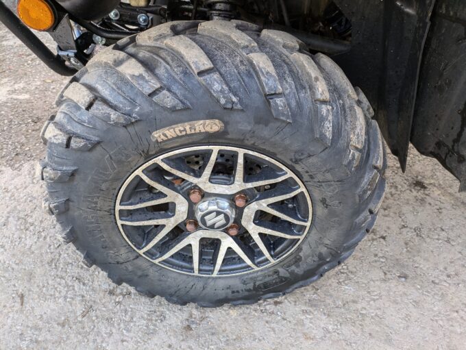 Suzuki KingQuad 500 AXI 20 plate quad bike wheel and tyre