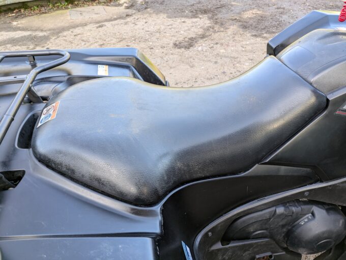 Suzuki KingQuad 500 AXI 20 plate quad bike seat