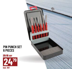 Pin punch set 6 Pieces