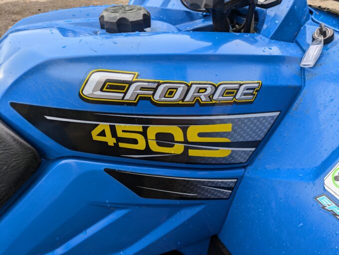 CFMOTO CFORCE 450s blue quad bike