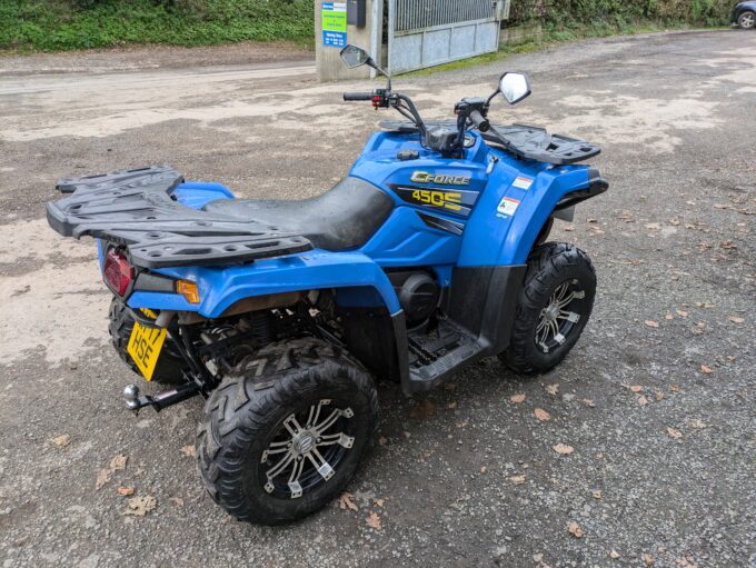 CFMOTO CFORCE 450s blue quad bike