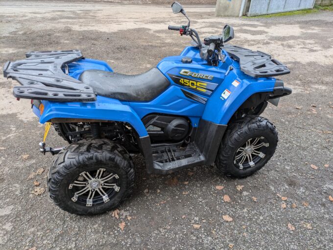 CFMOTO CFORCE 450s blue quad bike