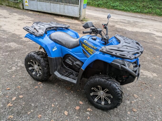 CFMOTO CFORCE 450s blue quad bike