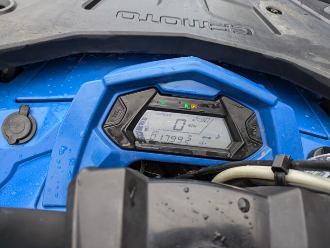 CFMOTO CFORCE 450s blue quad bike