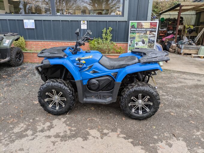 CFMOTO CFORCE 450s blue quad bike