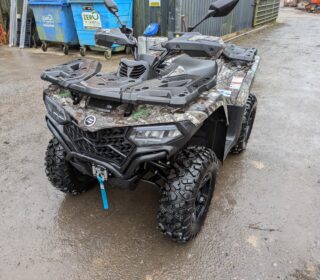 CF MOTO CFORCE 520 quad bike in camo