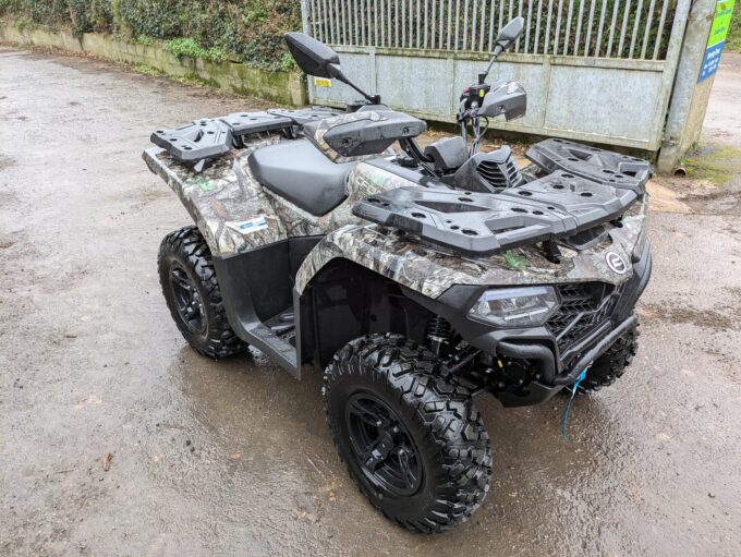 CF MOTO CFORCE 520 quad bike in camo