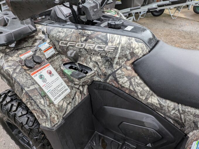 CF MOTO CFORCE 520 quad bike in camo