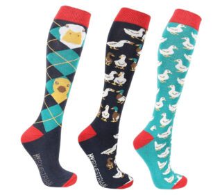 Hy Equestrian Ay Up Duck Socks (Pack of 3)