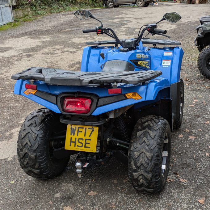 CFMOTO CFORCE 450s blue quad bike