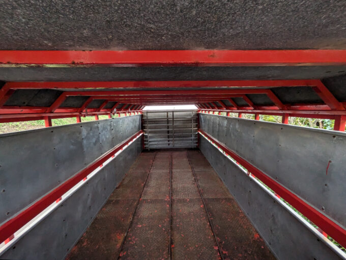 McCauley 20ft Livestock Trailer interior