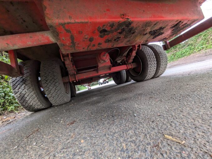 McCauley 20ft Livestock Trailer underside