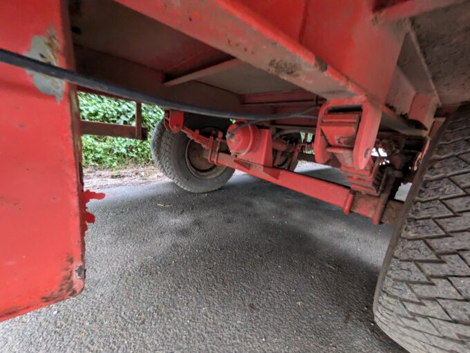 McCauley 20ft Livestock Trailer interior