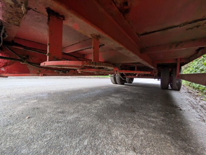 McCauley 20ft Livestock Trailer underside