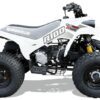 White Quadzilla R100 junior quad bike