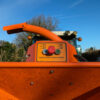 Tractor-mounted wood chipper by Timberwolf