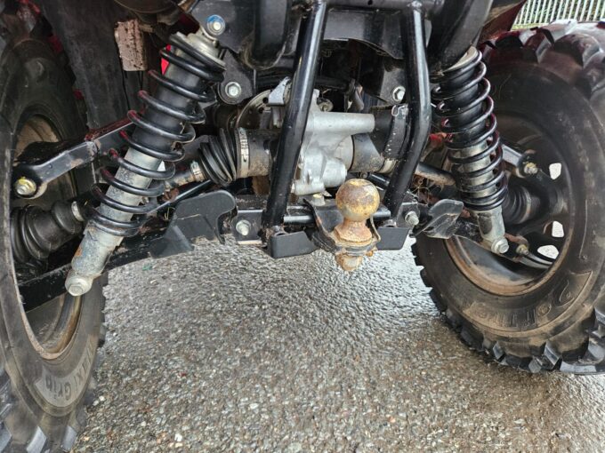 Honda TRX520 Quad Bike tow hitch and suspension