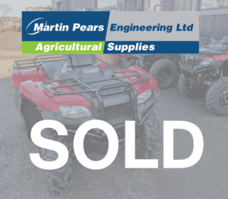 Honda TRX420 FM1 quad bike photo with sold written across it