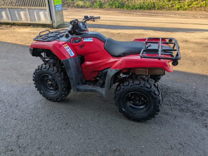 Honda TRX 420 FM1 quad bike