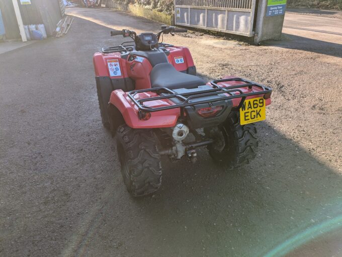 Honda TRX 420 FM1 quad bike