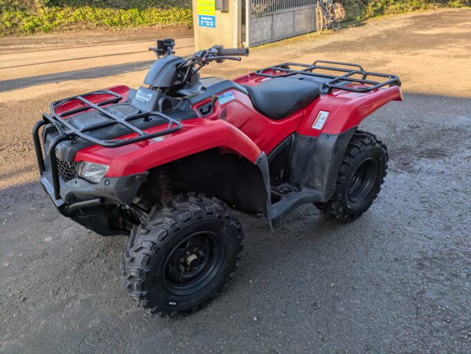 Honda TRX 420 FM1 quad bike