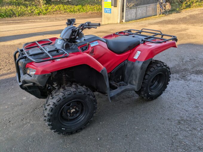 Honda TRX 420 FM1 quad bike