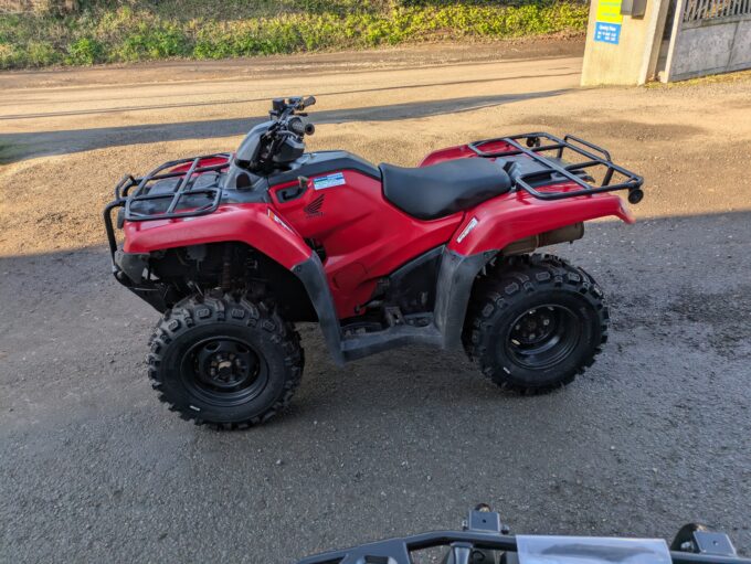 Honda TRX 420 FM1 quad bike